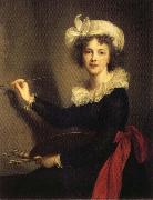 Elisabeth-Louise Vigee-Lebrun Self-Portrait oil on canvas